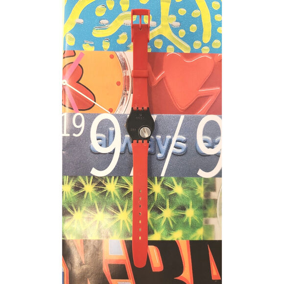 Swatch Watch CHRONO-TECH LB104 1984 Standard Ladies with box and battery - Picture 5 of 6